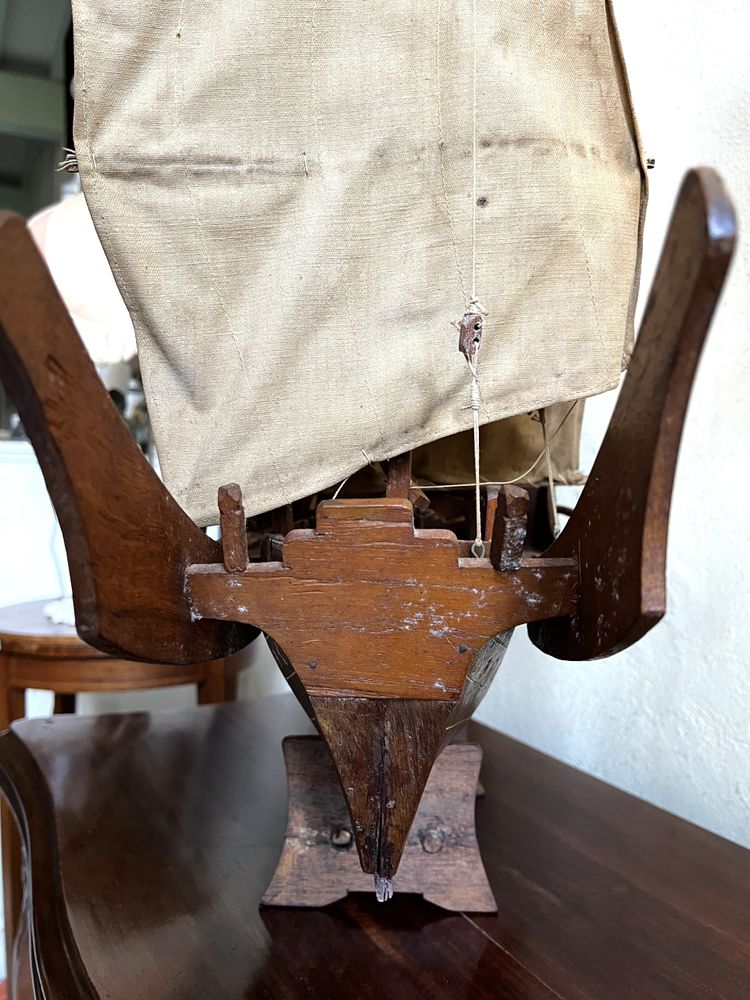 Maquette de jonque chinoise fin XIXème-début XXème siècle.