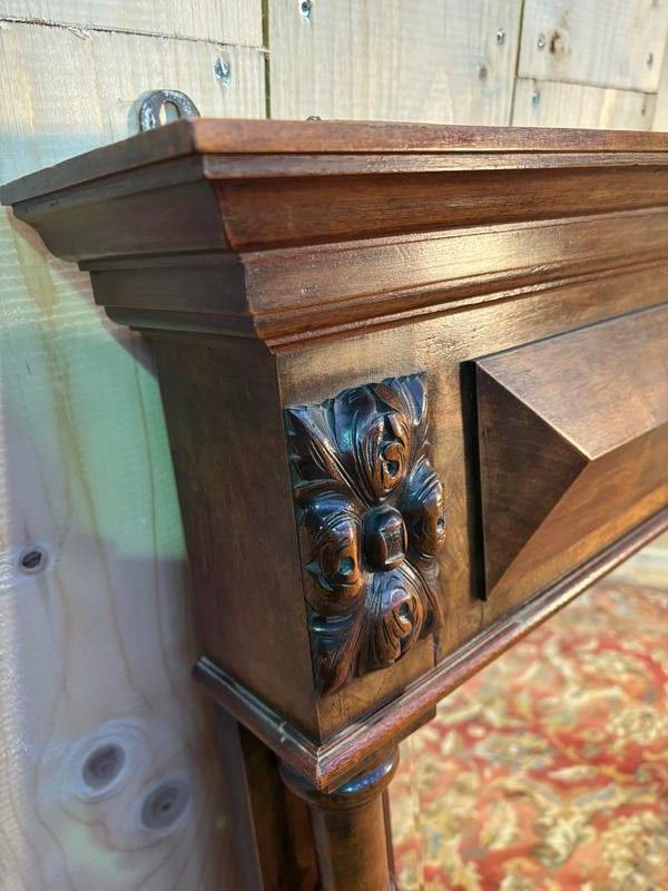 Napoleon III walnut mirror