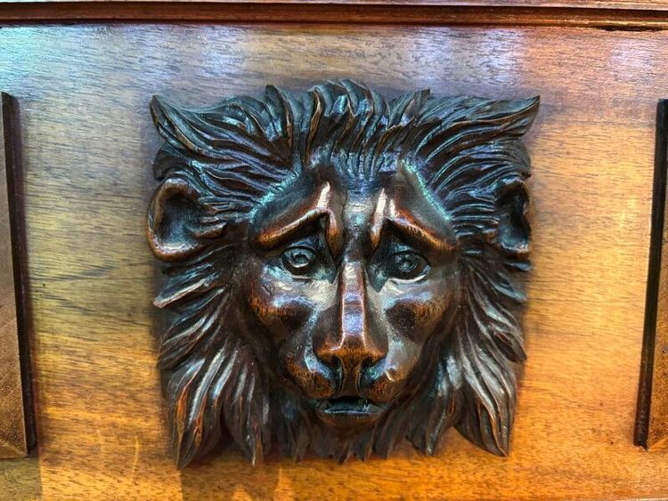 Napoleon III walnut mirror