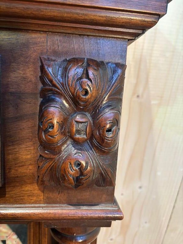 Napoleon III walnut mirror