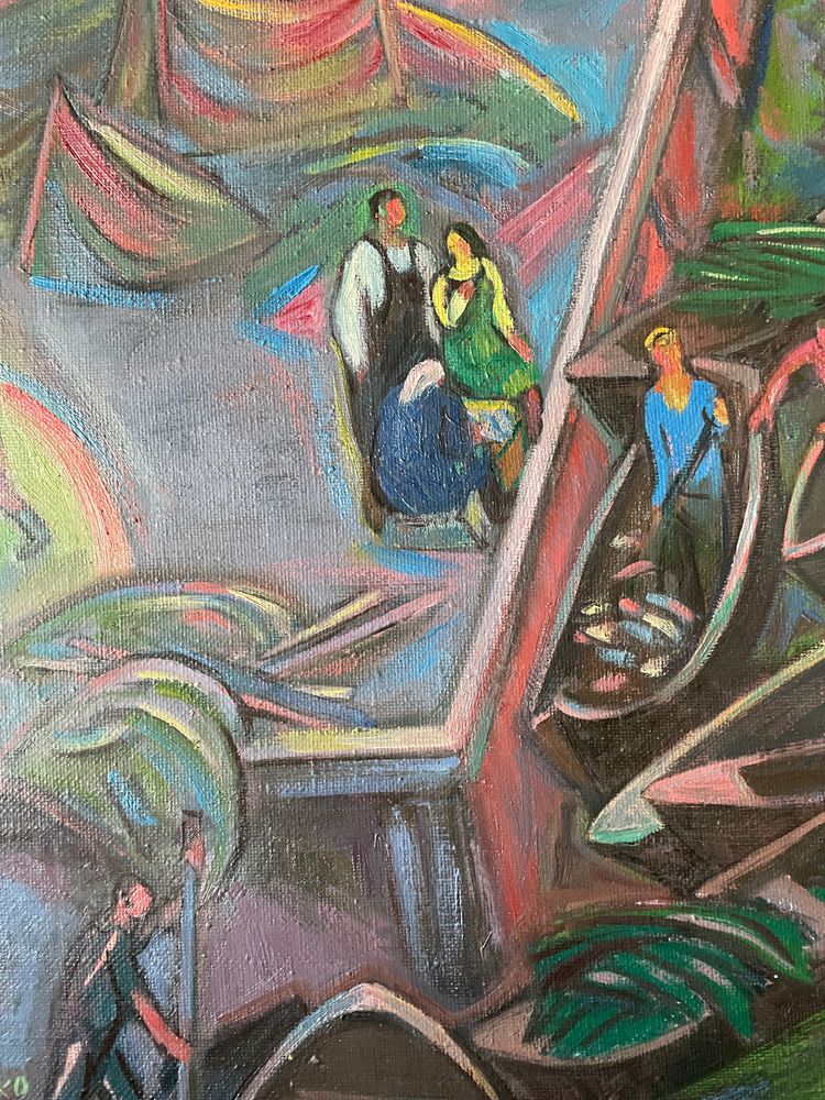 oil on canvas. Signed Ahtoh Baacehko 1992