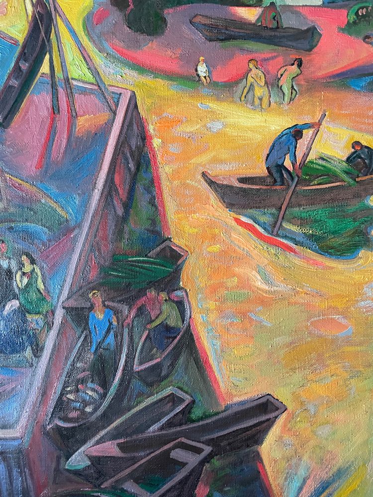 oil on canvas. Signed Ahtoh Baacehko 1992