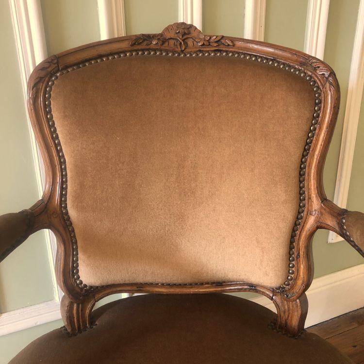 J. Gourdin, fauteuil époque Louis XV