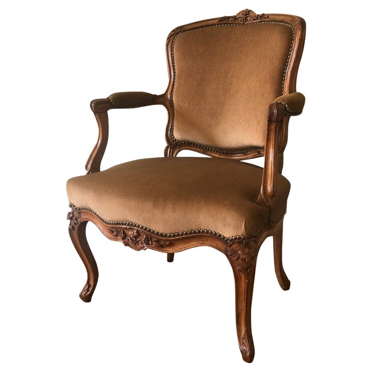 J. Gourdin, fauteuil époque Louis XV