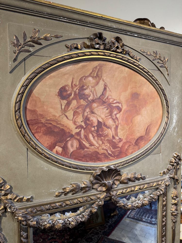 Trumeau in stile Luigi XVI fine XIX secolo