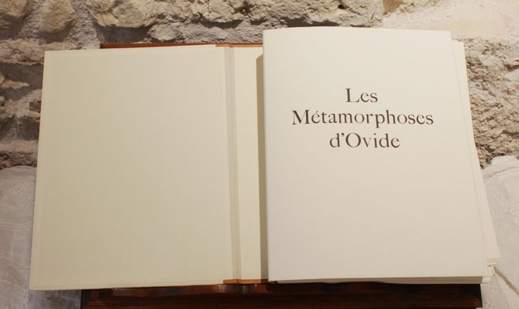 Livre 'Les Métamorphoses d'Ovide' illustrations Picasso éditions Skira vers 1970