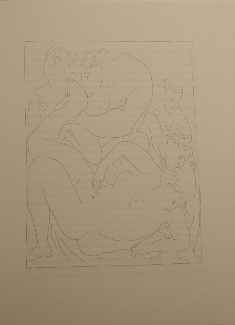 Livre 'Les Métamorphoses d'Ovide' illustrations Picasso éditions Skira vers 1970