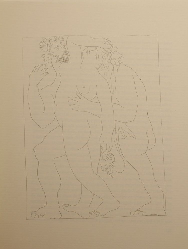 Livre 'Les Métamorphoses d'Ovide' illustrations Picasso éditions Skira vers 1970