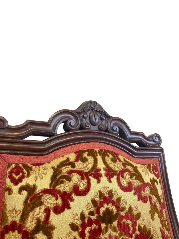 Paire De Fauteuils En Acajou Sculpté Du XIXème Style Louis-Philippe
