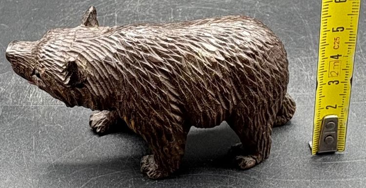 ORSO IN LEGNO INTAGLIATO