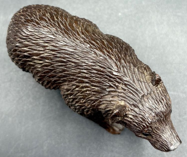 ORSO IN LEGNO INTAGLIATO