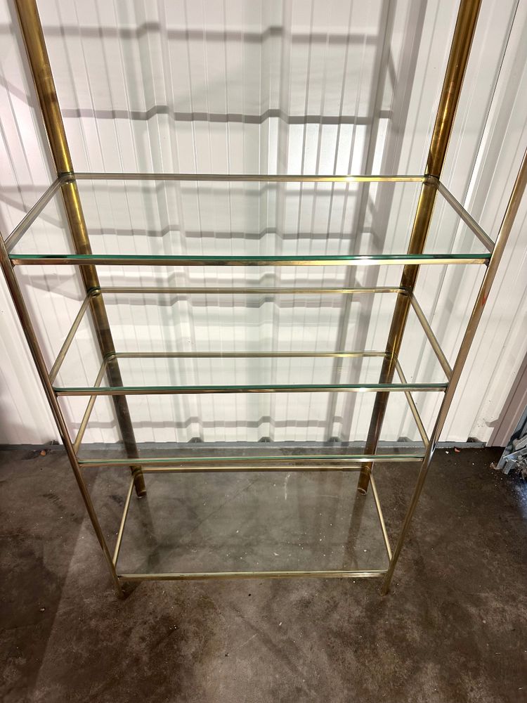 Étagère en bronze des années 60 broncz