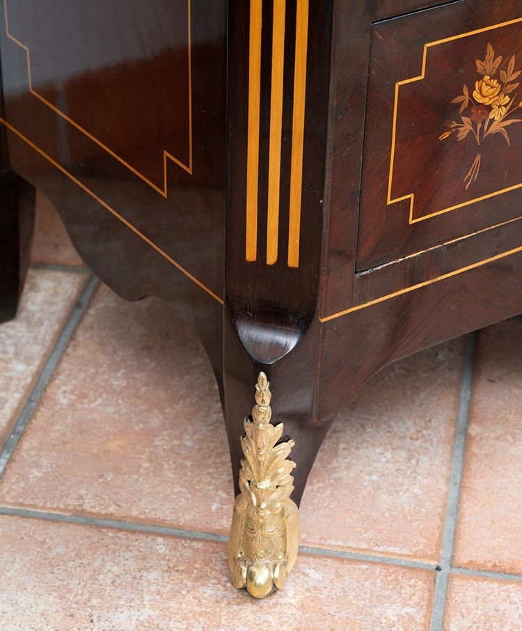 Commode ancienne Napoléon III, France, XIXe siècle.