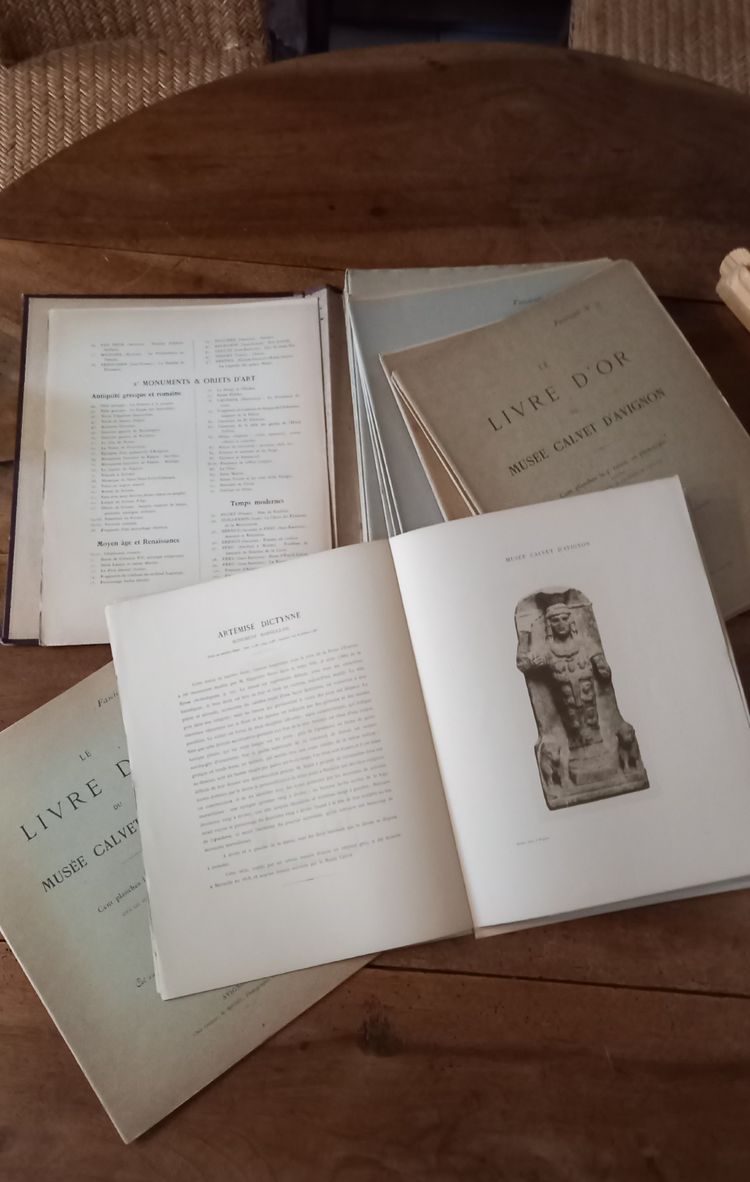Gästebuch des Calvet-Museums 1895 /Avignon