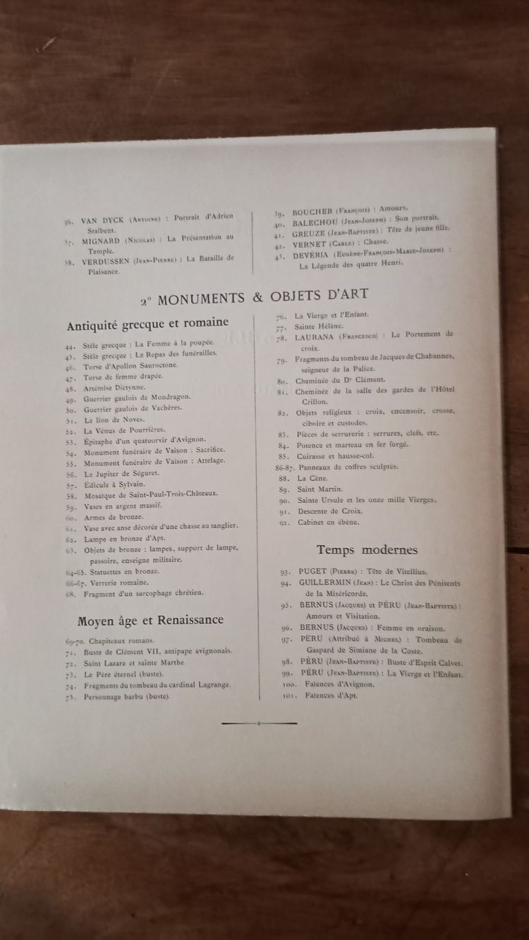 Gästebuch des Calvet-Museums 1895 /Avignon