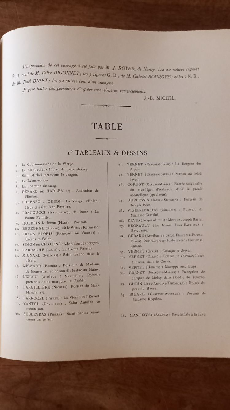 Gästebuch des Calvet-Museums 1895 /Avignon