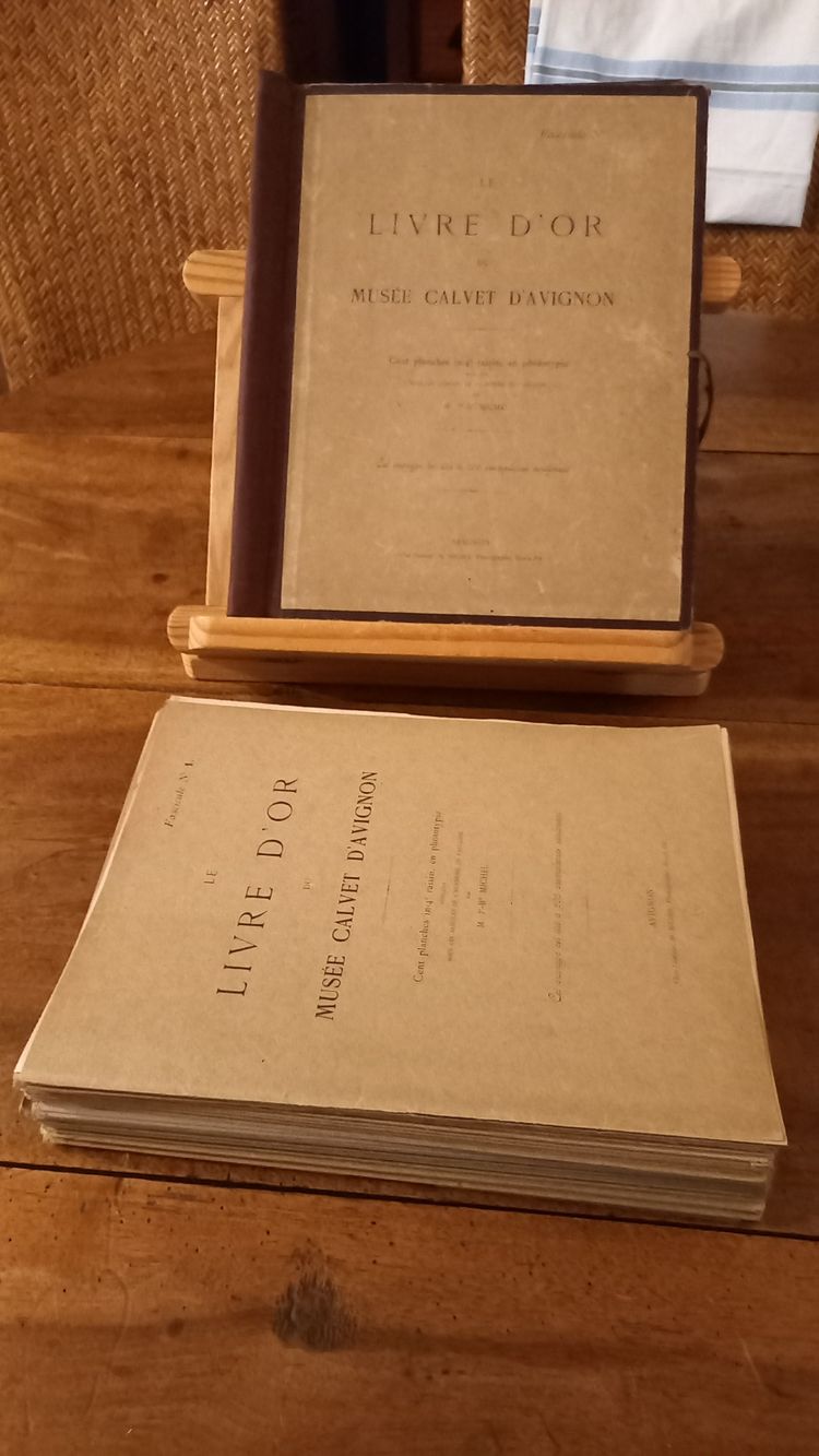 Gästebuch des Calvet-Museums 1895 /Avignon