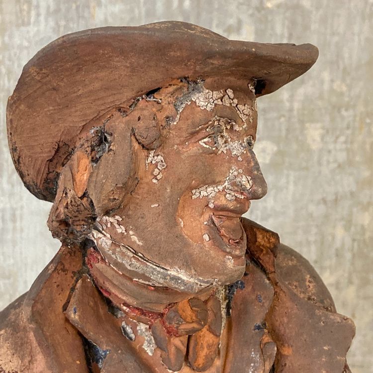 Due figure in terracotta, inizio XIX secolo