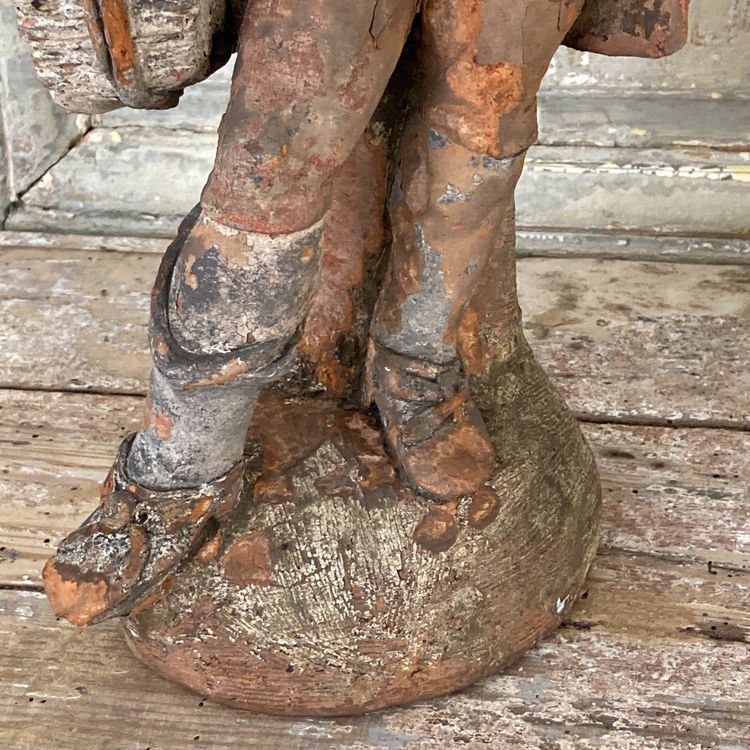 Due figure in terracotta, inizio XIX secolo
