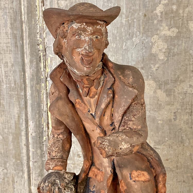 Due figure in terracotta, inizio XIX secolo