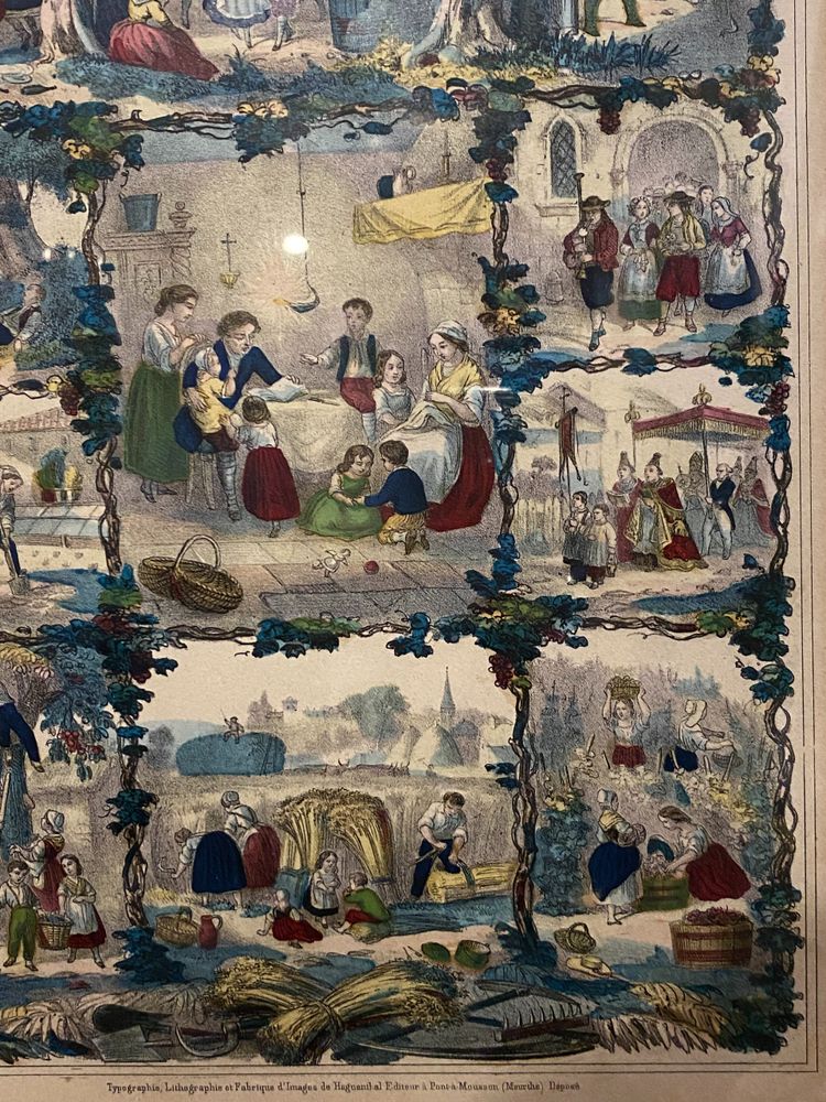 La Paix, La feuille populaire, Drawing by V. Fagonde, About 1865