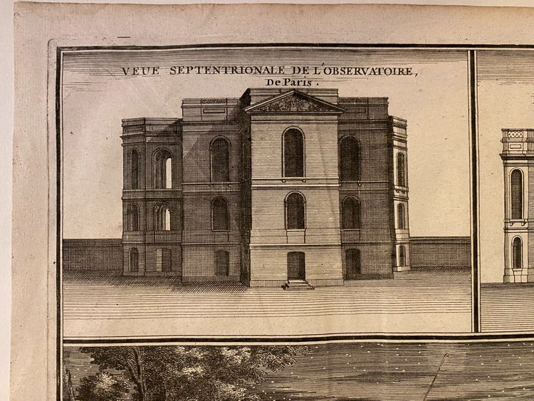 Vue septentrionale de l'observatoire de Paris, Antoine Coquart, gravure
