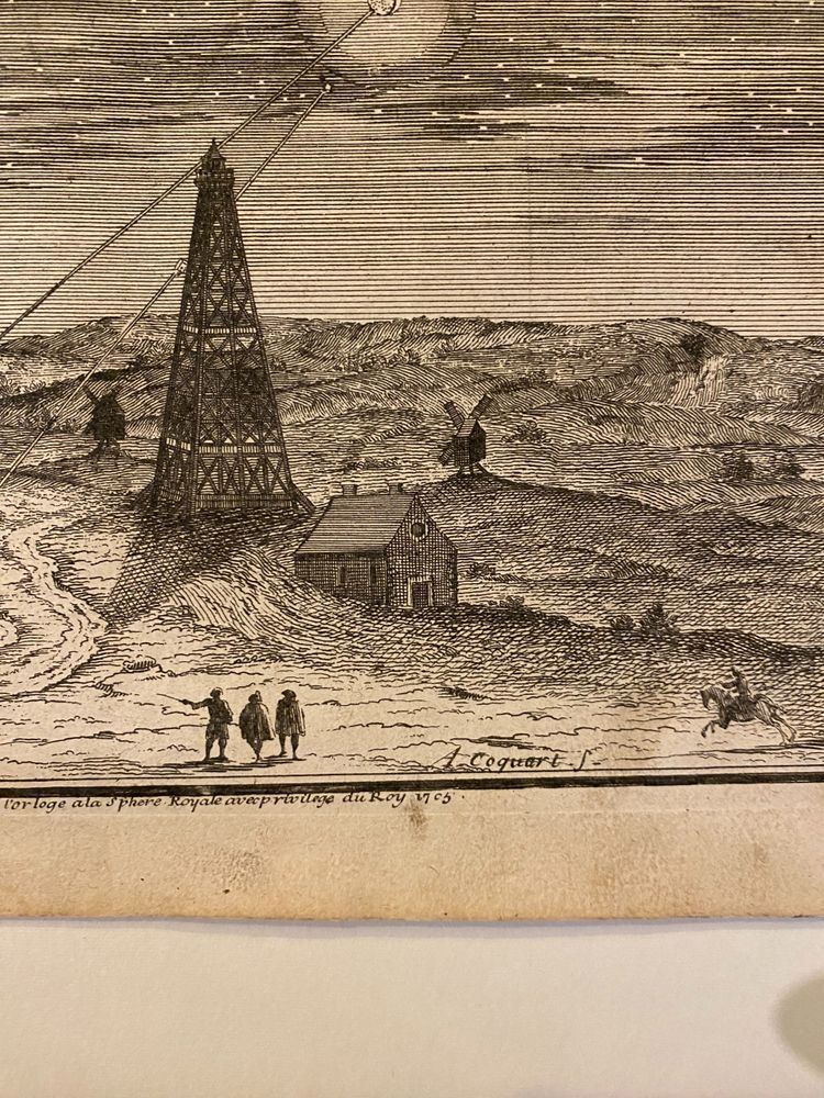 Vue septentrionale de l'observatoire de Paris, Antoine Coquart, gravure