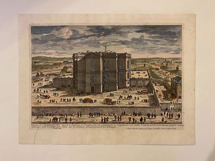  L'Observatoire de Paris ,Gabriel Perelle, Radierung, Um 1672