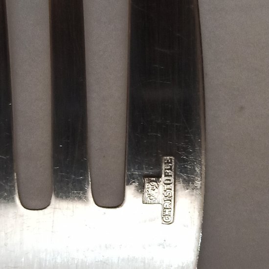 6 fourchettes à gâteaux modèle boréal 