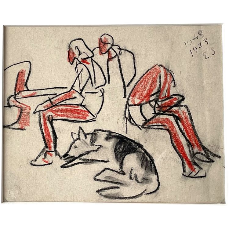 Originalzeichnung von Mathurin Meheut (1882-1958)