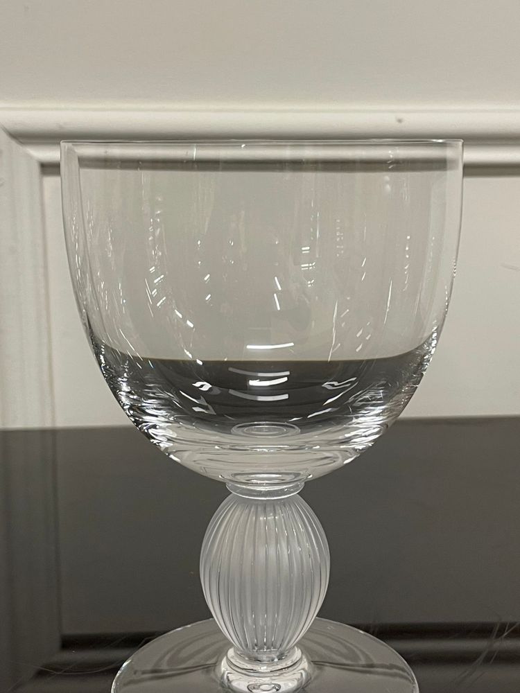 Lalique - Modèle Langeais - 6 Verres à Eau En Cristal Lalique France H: 14,5 cm 