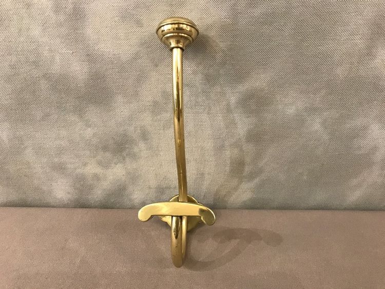Patère, porte manteaux en laiton d'époque 19 ème 
