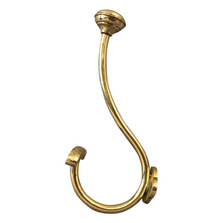 Patère, porte manteaux en laiton d'époque 19 ème 