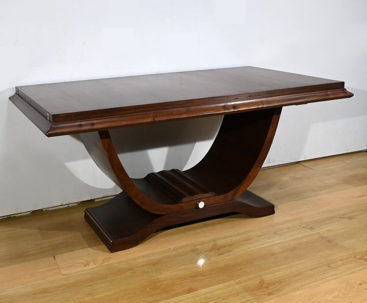 Table de Salle à Manger en Palissandre, Art Déco -1930