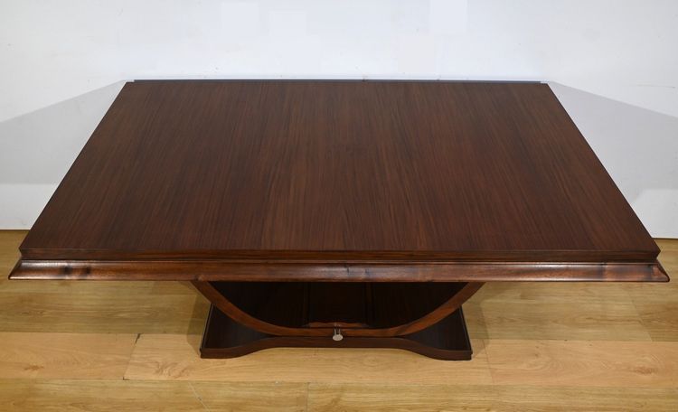 Table de Salle à Manger en Palissandre, Art Déco -1930