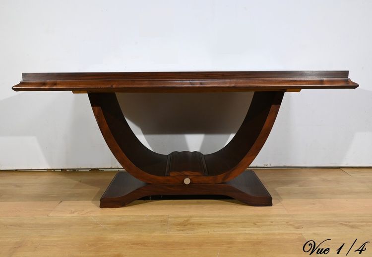 Table de Salle à Manger en Palissandre, Art Déco -1930
