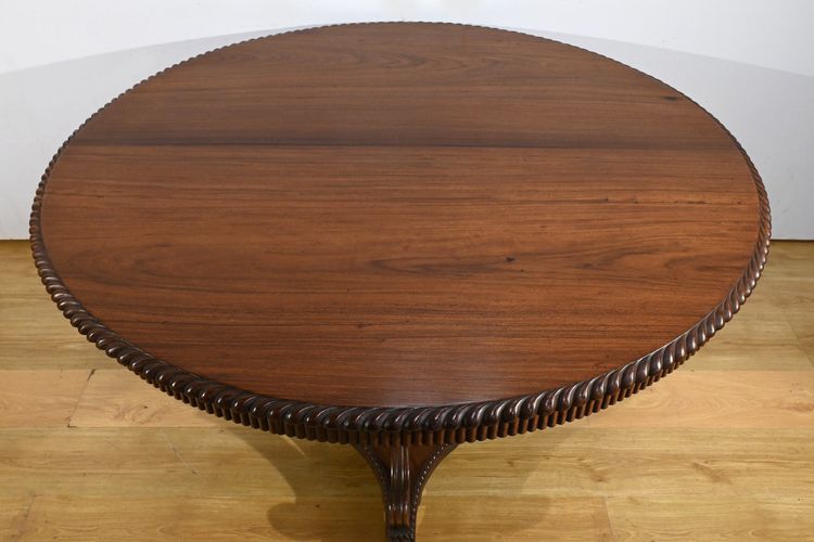 Table Guéridon en Palissandre, époque Napoléon III – Milieu XIXe