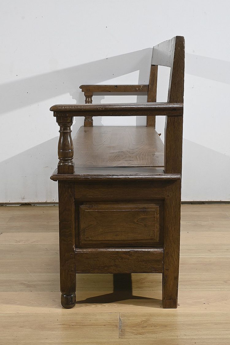 Banc Coffre de Palier en Chêne massif – 1920