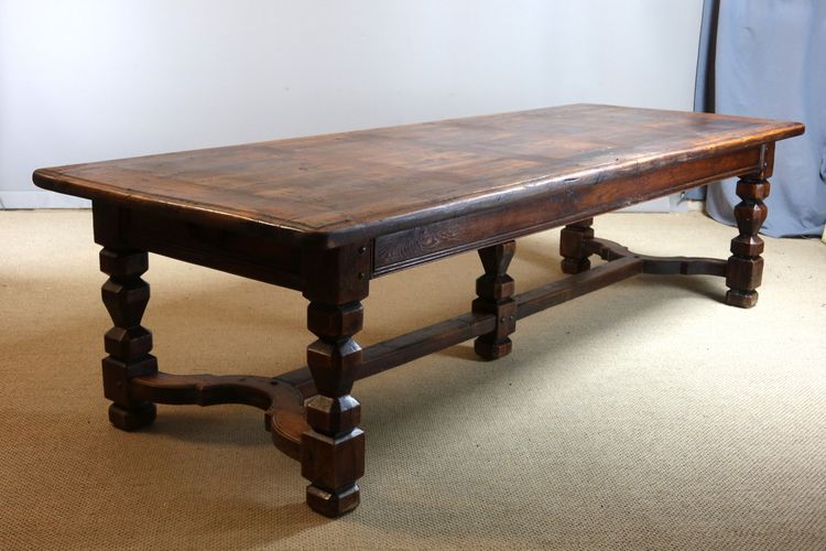 Grande table de salle à manger en chêne