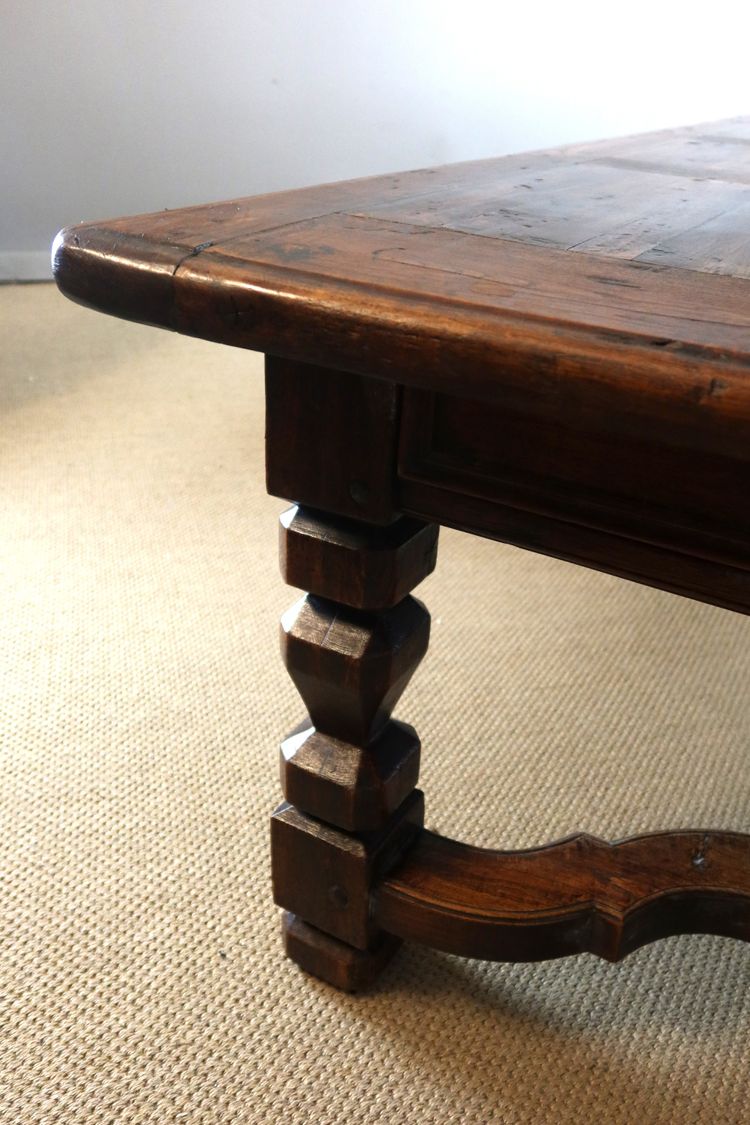 Grande table de salle à manger en chêne