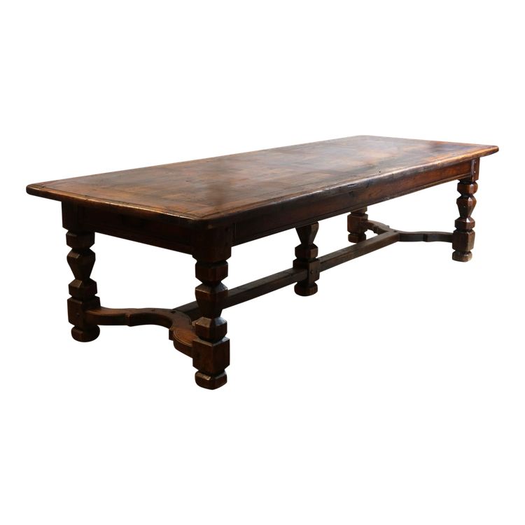 Grande table de salle à manger en chêne