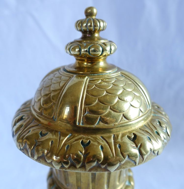 Ringhiera in bronzo per scala - stile Luigi XIV