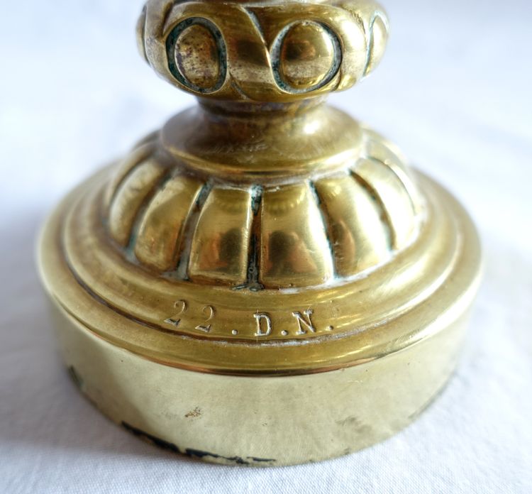 Ringhiera in bronzo per scala - stile Luigi XIV
