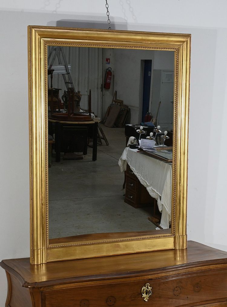 Miroir de Cheminée en Bois Doré – Milieu XIXe