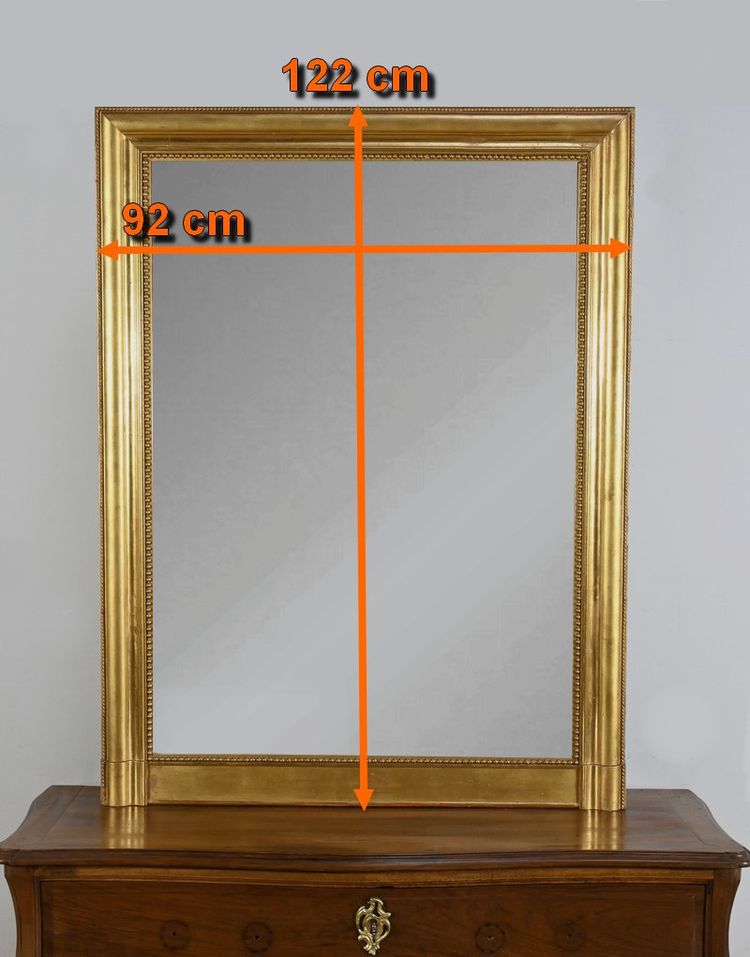Miroir de Cheminée en Bois Doré – Milieu XIXe