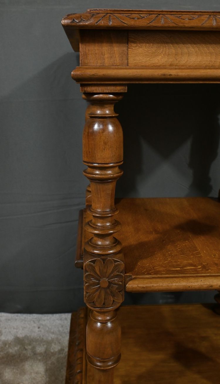 Petite Table de Salon en Noyer massif, style Louis-Philippe – Fin XIXe