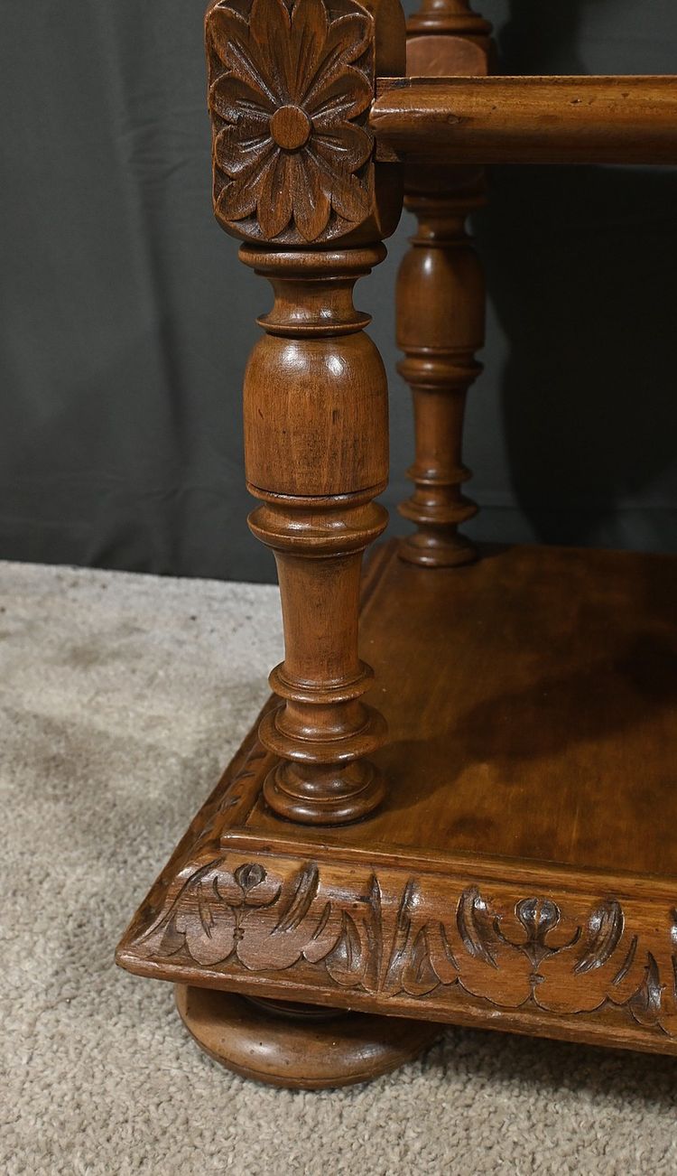 Petite Table de Salon en Noyer massif, style Louis-Philippe – Fin XIXe
