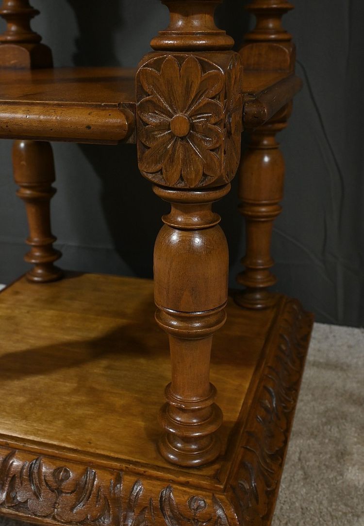 Petite Table de Salon en Noyer massif, style Louis-Philippe – Fin XIXe