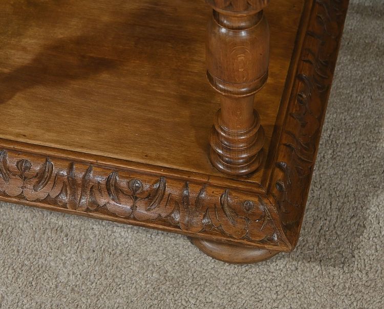 Petite Table de Salon en Noyer massif, style Louis-Philippe – Fin XIXe