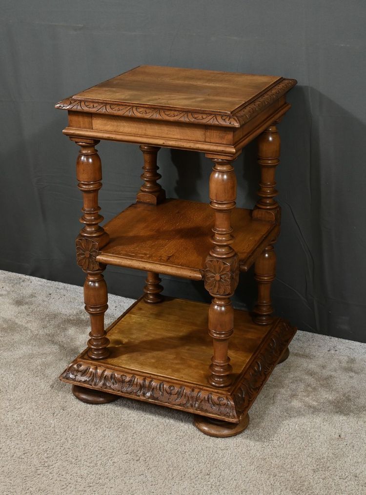 Petite Table de Salon en Noyer massif, style Louis-Philippe – Fin XIXe